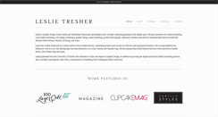 Desktop Screenshot of leslietresher.com